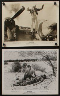 5s447 PURPLE PLAIN 9 8x10 stills '55 great images of Gregory Peck, written by Eric Ambler!