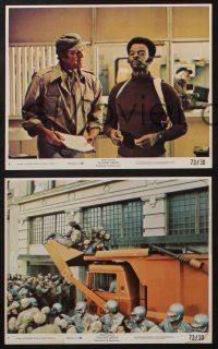 5s183 SOYLENT GREEN 3 8x10 mini LCs '73 Charlton Heston, Brock Peters, Fleischer sci-fi classic!