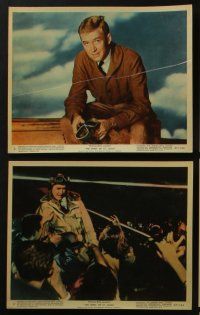 5s031 SPIRIT OF ST. LOUIS 11 color 8x10 stills '57 James Stewart as Charles Lindbergh, Billy Wilder
