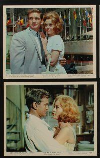 5s008 SUNDAY IN NEW YORK 13 color 8x10 stills '64 Cliff Robertson, Rod Taylor, Jane Fonda, Morrow!