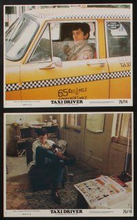 5s096 TAXI DRIVER 8 8x10 mini LCs '76 Scorsese, Robert De Niro, Keitel, Brooks, Shepherd!