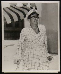 5s993 TOP BANANA 2 8x10 stills '54 great images of wacky Phil Silvers wearing robe!