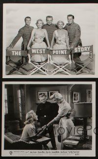 5s670 WEST POINT STORY 6 8x10 stills '50 James Cagney, Virginia Mayo, Doris Day, Gordon MacRae