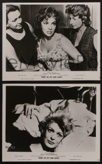 5s888 WHERE THE HOT WIND BLOWS 3 8x10 stills '60 Jules Dassin's La Legge, sexy Gina Lollobrigida!