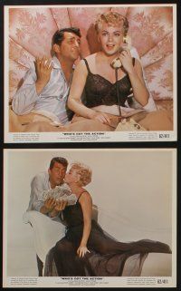 5s018 WHO'S GOT THE ACTION 12 color 8x10 stills '62 Daniel Mann, Dean Martin & sexy Lana Turner!