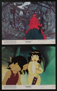 5s123 WIZARDS 8 8x10 mini LCs '77 Ralph Bakshi directed animation, cool fantasy artwork images!