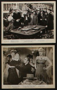 5s557 WOMAN OF THE TOWN 8 8x10 stills '43 Claire Trevor, Albert Dekker, w/ cool faro gambling image