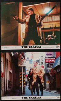 5s134 YAKUZA 8 8x10 mini LCs '75 Robert Mitchum, Ken Takakura, directed by Sydney Pollack!