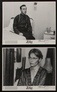 5s141 ZELIG 8 8x10 mini LCs '83 wacky Woody Allen directed fantasy mockumentary, Mia Farrow