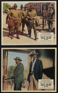 5s114 WILD BUNCH 8 color English FOH LCs '69 William Holden, Ernest Borgnine, Sam Peckinpah!