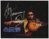 5t491 ACE FREHLEY signed color 8x10 REPRO still '00s great image of the KISS lead guitarist!