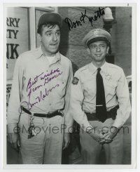 5t495 ANDY GRIFFITH SHOW signed 8x10 REPRO still '80s by BOTH Don Knotts AND Jim Nabors as Gomer!