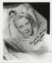 5t499 AUDREY TOTTER signed 8x10 REPRO still '90s the sexy bad girl star close up wearing lace!