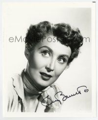 5t510 BETTY GARRETT signed 8x10 REPRO still '80s great head & shoulders portrait of the actress!