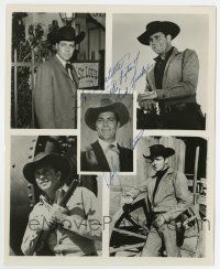 5t380 DALE ROBERTSON signed 8.25x10 publicity still '70s cool multiple images of cowboy images!