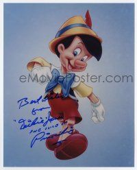 5t550 DICKIE JONES signed color 8x10 REPRO still '90s by Dickie Jones, voice of Disney's Pinocchio!