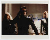 5t597 JAMES MARSDEN signed color 8x10 REPRO still '00s great close up as Cyclops from X-Men!