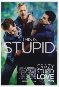 5t277 KEVIN BACON signed 8x12 REPRO '11 on a great poster image from Crazy Stupid Love!