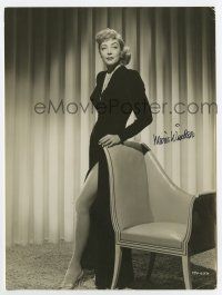 5t437 MARIE WINDSOR signed 7.5x9.75 still '53 sexy full-length portrait from So This is Love!