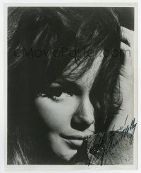 5t665 MARY ANN MOBLEY signed 8x10 REPRO still '80s super close portrait of the beautiful brunette!