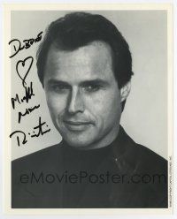 5t671 MICHAEL NADER signed 8x10 REPRO still '80s head & shoulders portrait of the Dynasty actor!