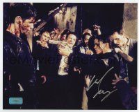 5t674 MICHELLE RODRIGUEZ signed color 8x10 REPRO still '00s on a cool scene from Resident Evil!