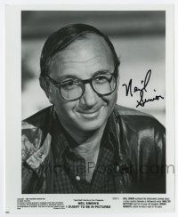 5t449 NEIL SIMON signed 8x10 still '82 great portrait when he wrote I Ought To Be In Pictures!