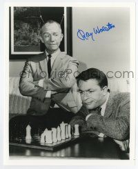 5t704 RAY WALSTON signed 8x10 REPRO still '80s close up in a great scene from My Favorite Martian!