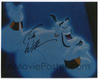 5t716 ROBIN WILLIAMS signed color 8x10 REPRO still '90s close up as Genie in Disney's Aladdin!