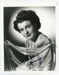 5t721 RUTH HUSSEY signed 8x10.5 REPRO still '80s great seated close up of the pretty actress!