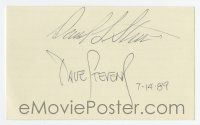 5t318 DAVE STEVENS signed 3x5 index card '89 can be framed & displayed with a repro still!