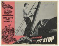 5t073 PIT STOP signed LC #6 '69 by director Jack Hill, raw guts for glory, in Crash-O-Rama!