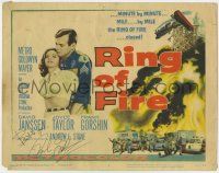 5t078 RING OF FIRE signed TC '61 by Frank Gorshin, who isn't even pictured!