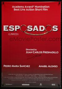 5t149 LINKED signed 1sh '96 by director Juan Carlos Fresnadillo, Esposados, Oscar nominated short!