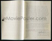 5t001 ORSON WELLES/JOHN HOUSEMAN signed 9x11 contract December 2, 1938 binding him to be exclusive!