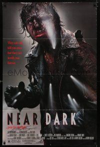 5t032 NEAR DARK signed 1sh '87 by director Kathryn Bigelow, great vampire image, pray for daylight!