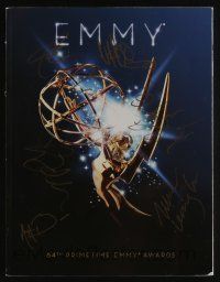 5t224 64TH PRIMETIME EMMY AWARDS signed TV souvenir program book '12 by SIX different people!