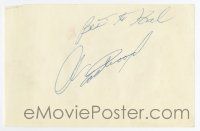 5t296 CLINT EASTWOOD signed 4x6 cut album page '70s can be framed & displayed with a repro still!