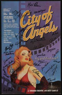 5t105 CITY OF ANGELS stage play WC '89 by THIRTY TWO cast & crew members!
