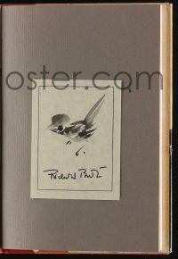 5t216 RICHARD BURTON signed hardcover book AND bookplate '66 his novella A Christmas Story!