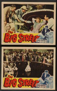 5w927 BIG STREET 2 LCs '42 Henry Fonda & sexy Lucille Ball in Damon Runyon's first real love story!