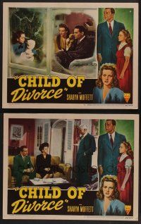 5w935 CHILD OF DIVORCE 2 LCs '46 directed by Richard Fleischer, Sharyn Moffett affected by split!