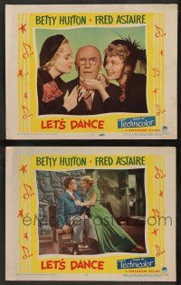5w961 LET'S DANCE 2 LCs '50 great images of Betty Hutton, Ruth Warrick, Roland Young!