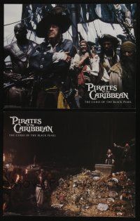5w972 PIRATES OF THE CARIBBEAN 2 LCs '03 Johnny Depp as Jack Sparrow, Keira Knightley, Bloom!