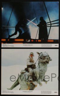 5w152 EMPIRE STRIKES BACK 8 color 11x14 stills '80 George Lucas classic, wonderful images w/slugs!
