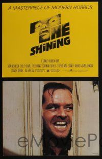 5w004 SHINING 13 color 10.75x14 stills '80 Stephen King, Stanley Kubrick, Jack Nicholson