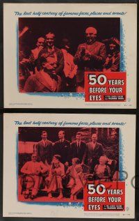 5w759 50 YEARS BEFORE YOUR EYES 4 LCs '50 America's story told by Arthur Godfrey & best newscasters