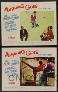 5w551 ANYTHING GOES 6 LCs '56 Donald O'Connor, Bing Crosby, Mitzi Gaynor, Zizi Jeanmaire!