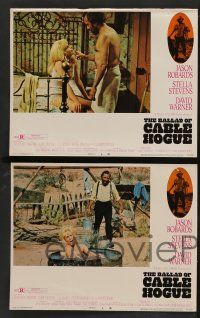 5w444 BALLAD OF CABLE HOGUE 7 LCs '70 Sam Peckinpah, Jason Robards & sexy Stella Stevens!