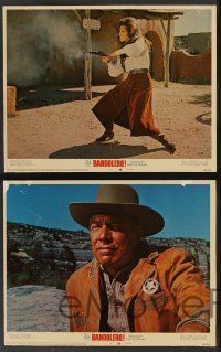 5w763 BANDOLERO 4 LCs '68 sexy gunslinger Raquel Welch, Dean Martin, James Stewart, George Kennedy!